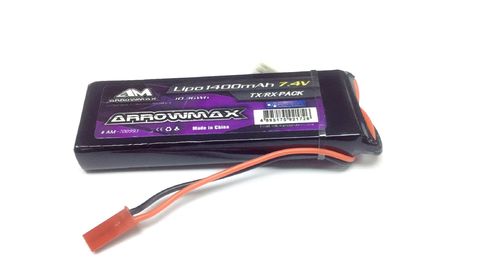 Arrowmax Empfänger Akku LiPo 1400mAh 7,4V